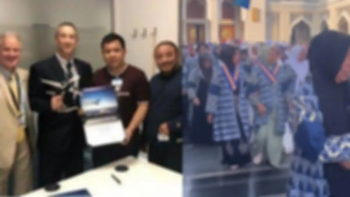 Haji Isam viral beli pesawat jet Rp 1,2 triliun hanya kenakan kaos oblong, kini umrohkan 150 orang peserta Batfest 2023.   