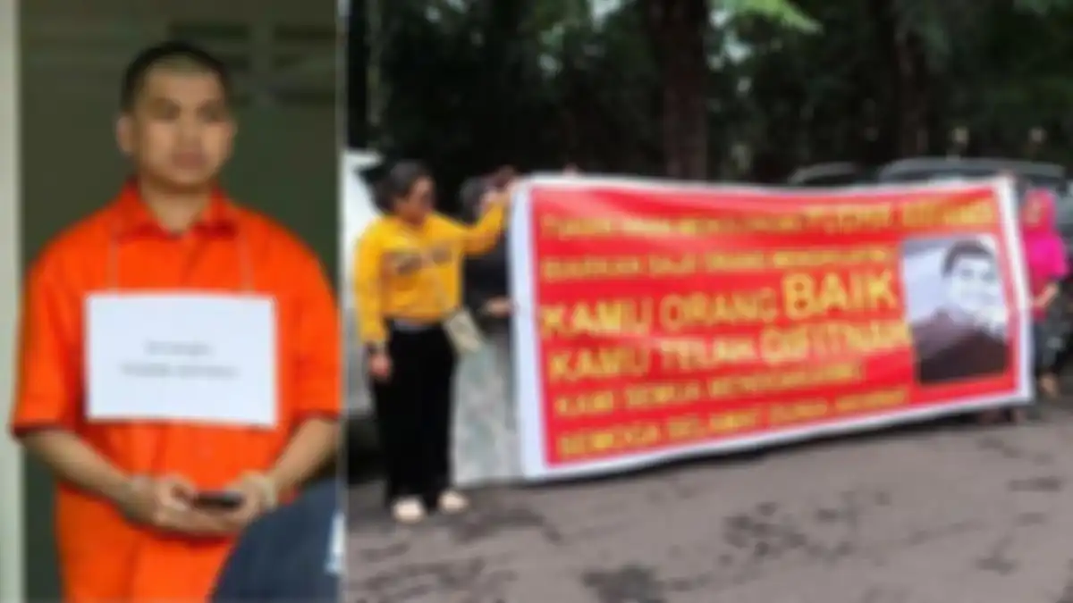 Yudha Arfandi dapat dukungan saat proses rekonstruksi kasus kematian Dante.