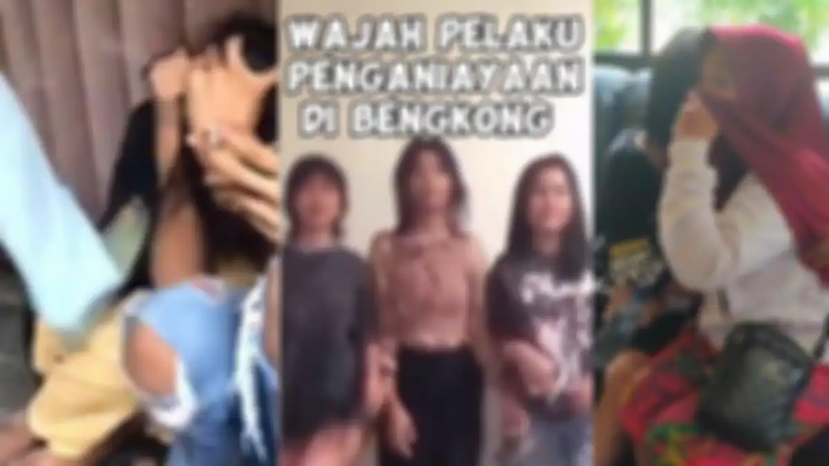 4 pelaku bullying pada wanita di Bengkong, Batam. Kempat pelaku akhirnya ditangkap polisi  