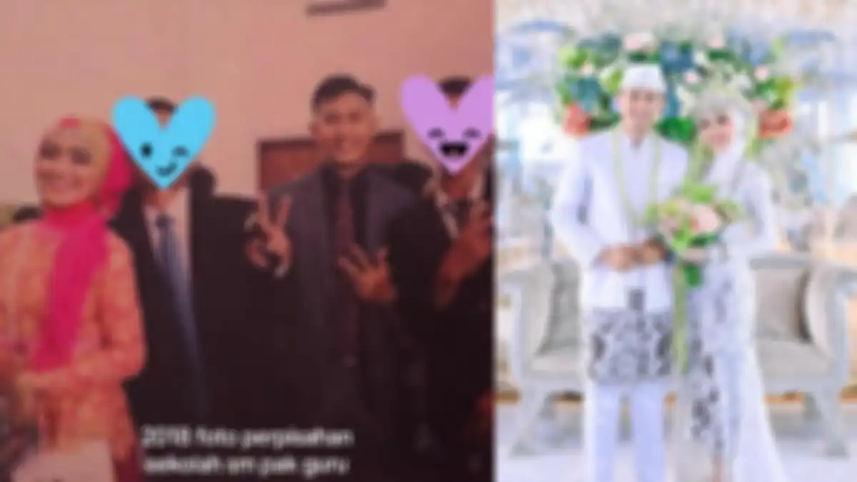 Kisah cinta guru dan murid yang viral di TikTok.