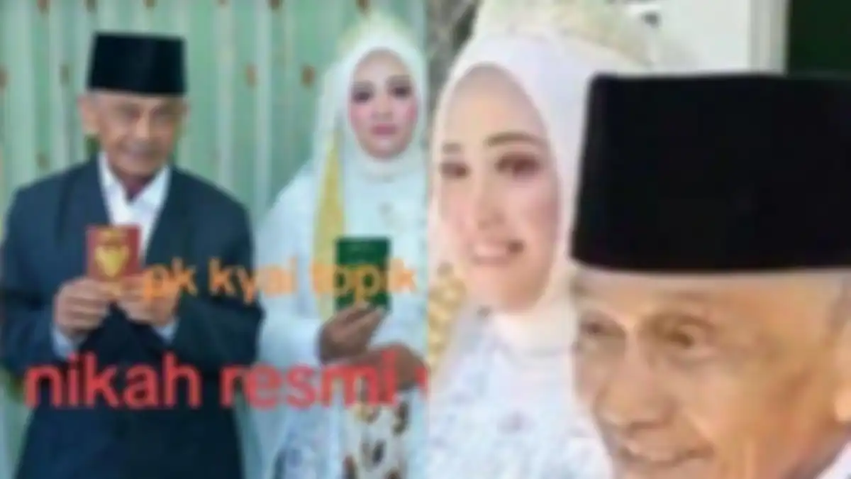 pernikahan kakek 78 tahun dengan wanita 32 tahun