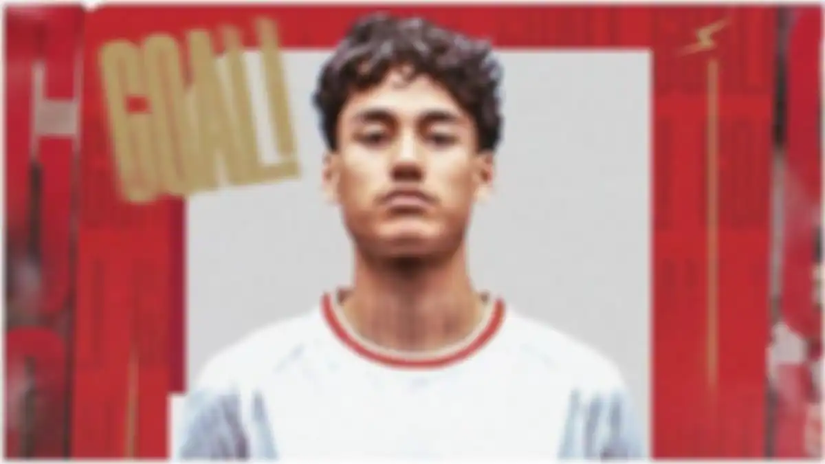 Rafael Struick mencetak gol pembuka pada pertandingan perempat final Piala Asia U23 2024 antara Korea Selatan vs Timnas U23 Indonesia. 