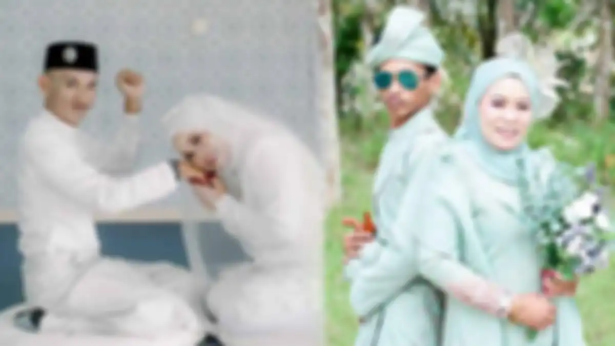 Kenal lewat TikTok, Elya berusia 50 tahun dinikahi Aizat yang berusia 27 tahun 