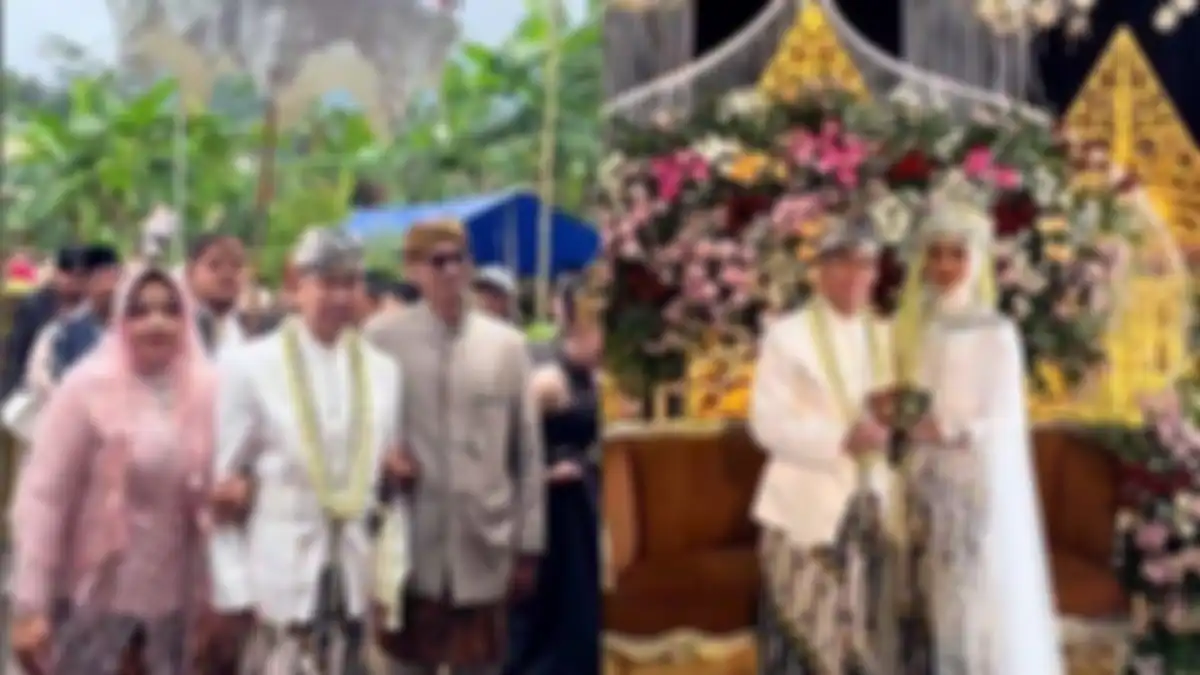 Pernikahan juragan emas dan seorang mahasiswi 19 tahun di esa Bagawat, Kecamatan Selajambe, Kabupaten Kuningan