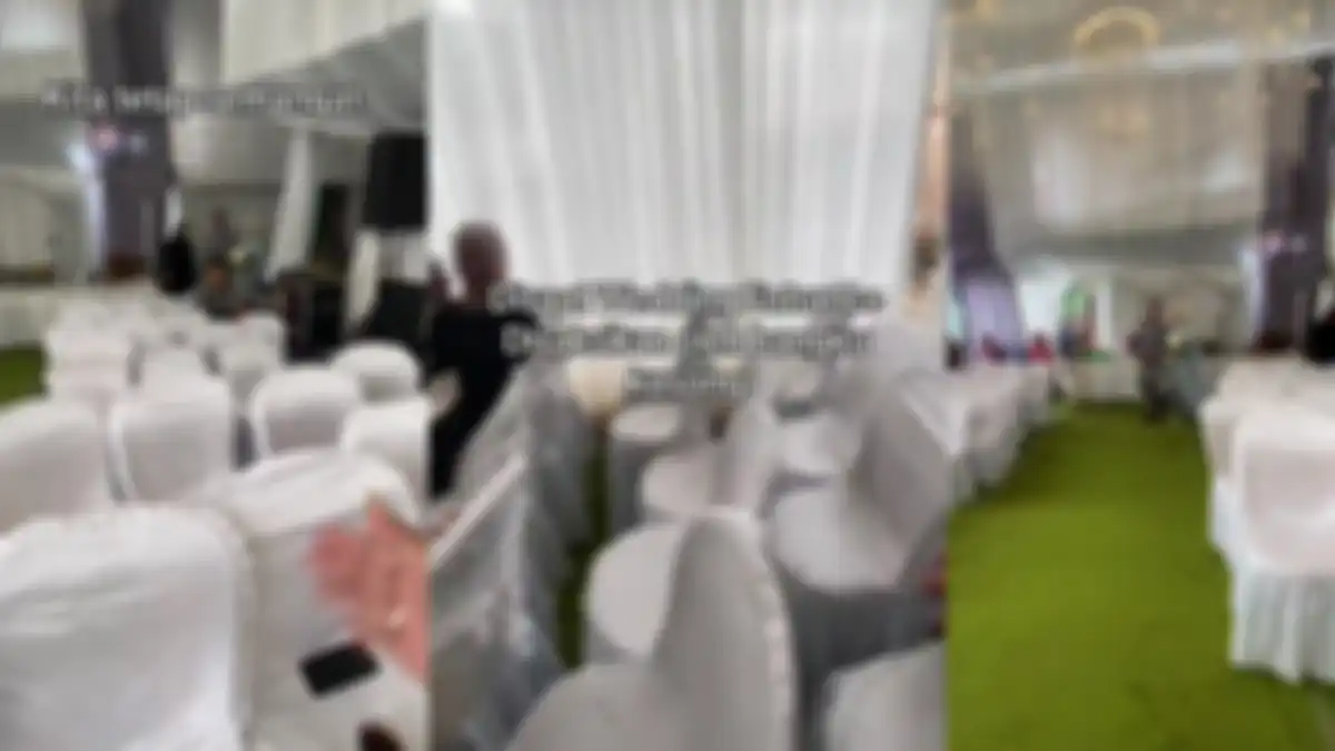 Viral di TikTok pernikahan sepi tak ada tamu undangan.