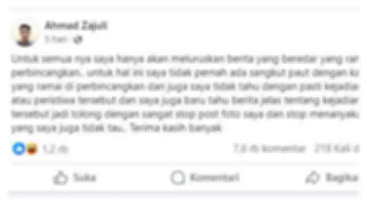 Status akun yang diduga pelaku pembunuhan Vina Cirebon.