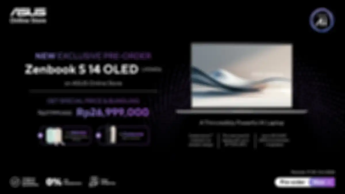 Promo pre order ASUS Zenbook S 14 OLED