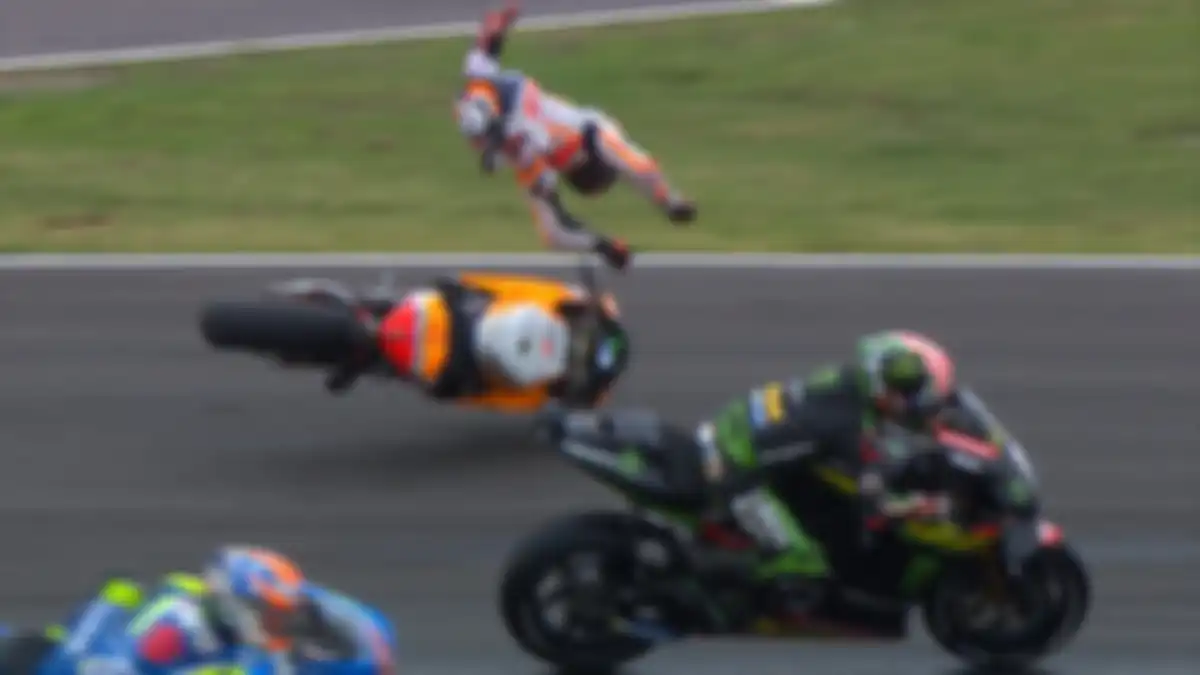 Pedrosa terpelanting karena motornya high side
