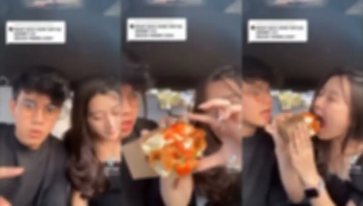 Klarifikasi Cewek Cantik yang Bete Tak Bisa Makan Roti Panggang Karena Nggak Muat di Mulut