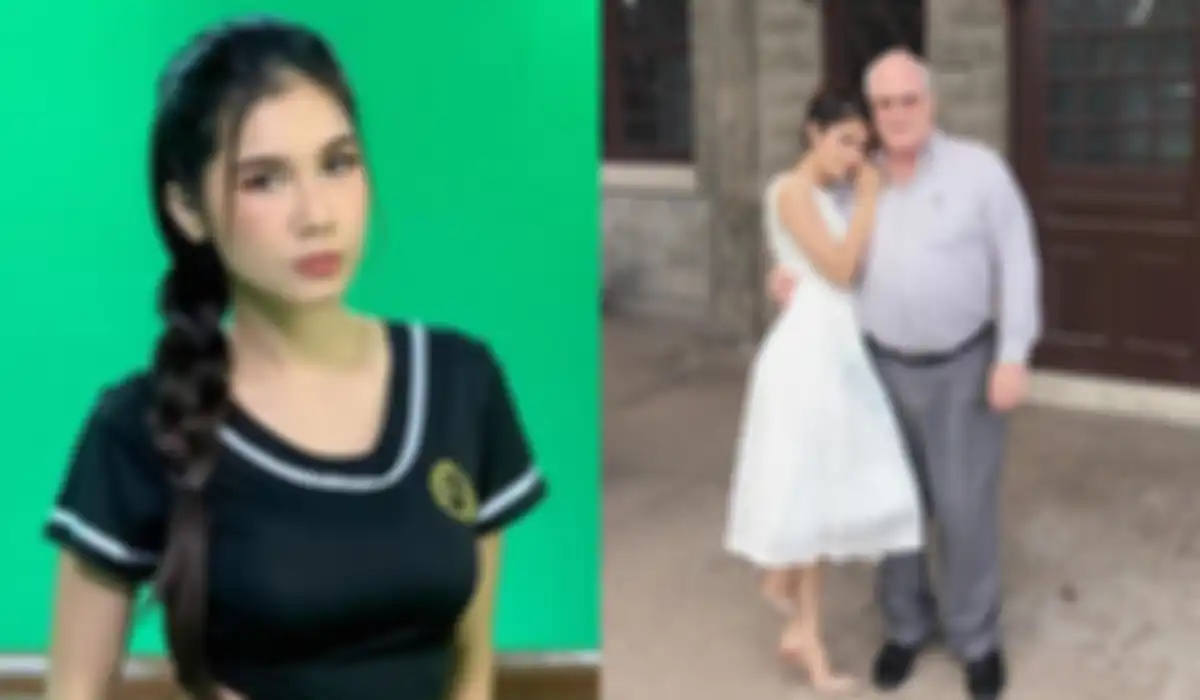 Gadis cantik ini menceraikan suaminya yang sudah tua.