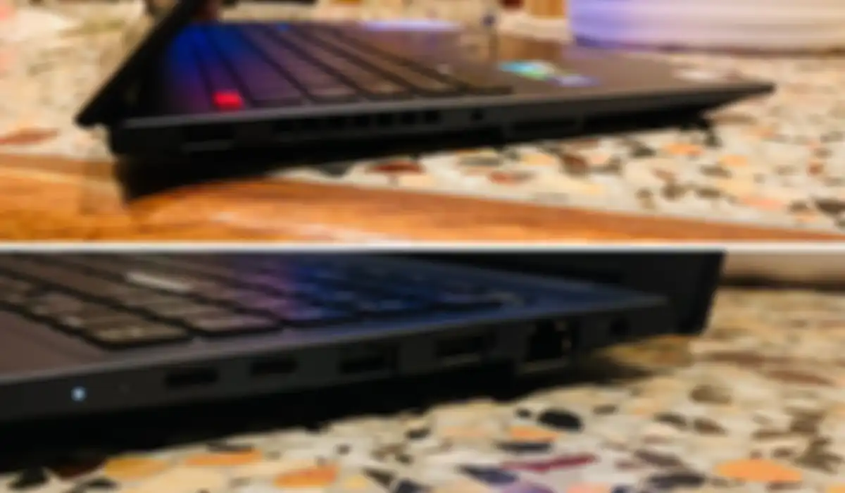 ASUS Vivobook Pro 15 OLED K6502 memiliki port USB yang cukup lengkap mulai dari USB-A, USB-C, sampai HDMI dan Port Ethernet