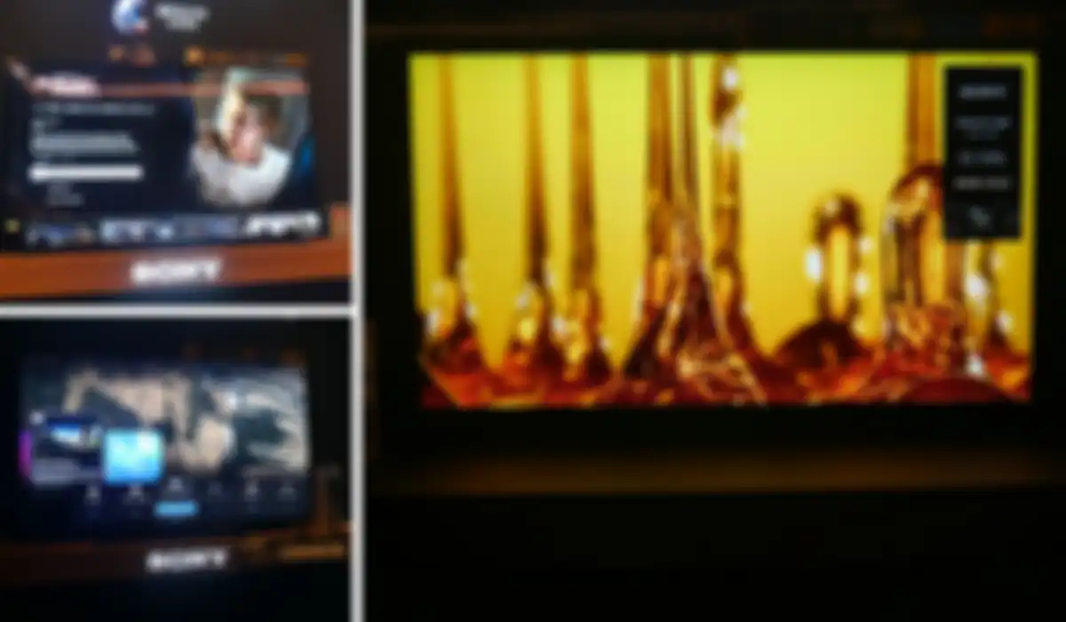 Tiga produk TV Baru dari Sony : X90L Full Array LED (kiri bawah), A80L OLED (kiri atas) , dan X95L Mini LED (kanan)
