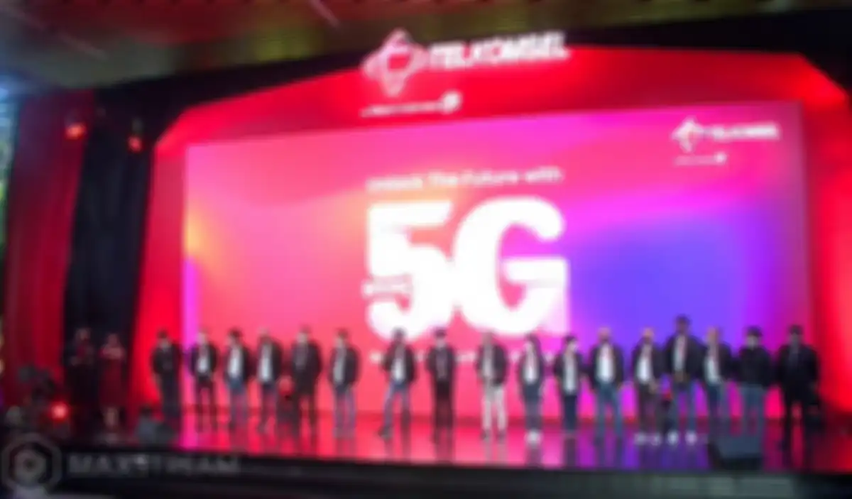 Manajemen Telkomsel saat peluncuran 5G