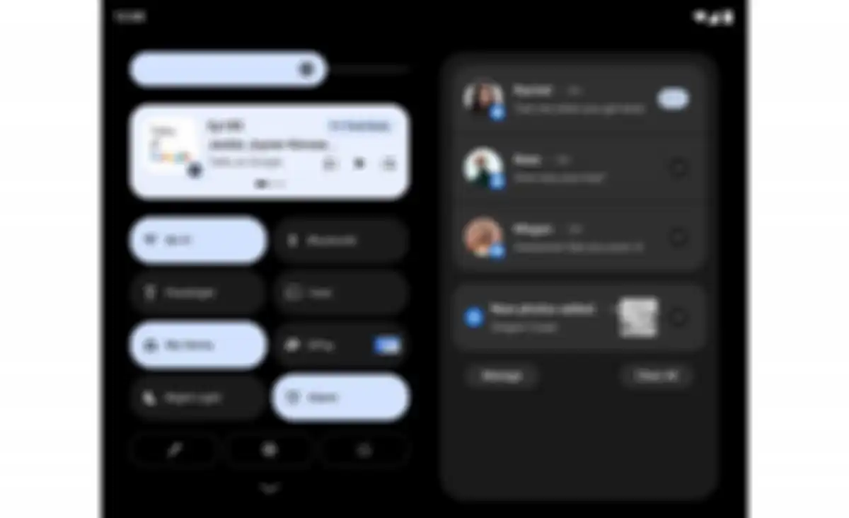 Tampilan Android 12L