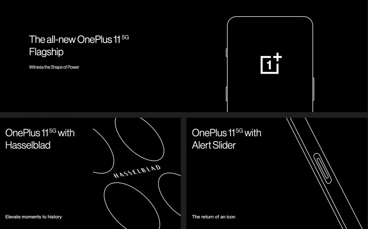 Poster peluncuran OnePlus 11 5G