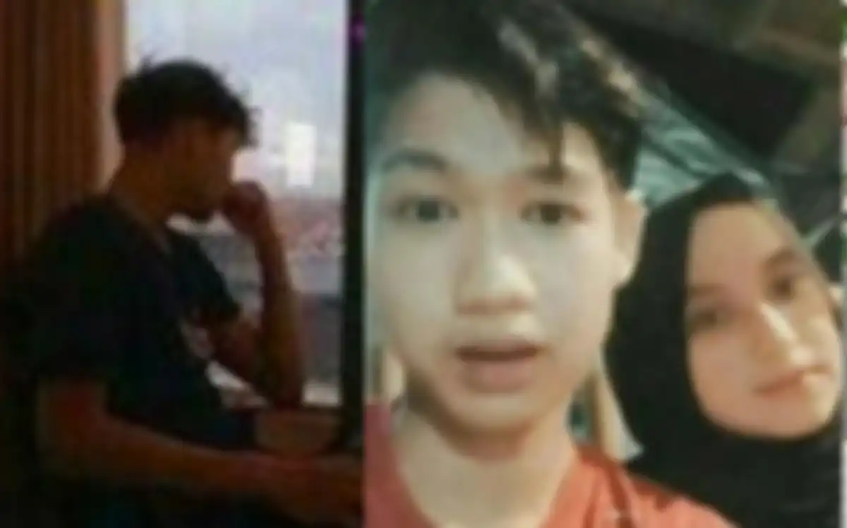 Kolase foto Susi dan mantan pacarnya
