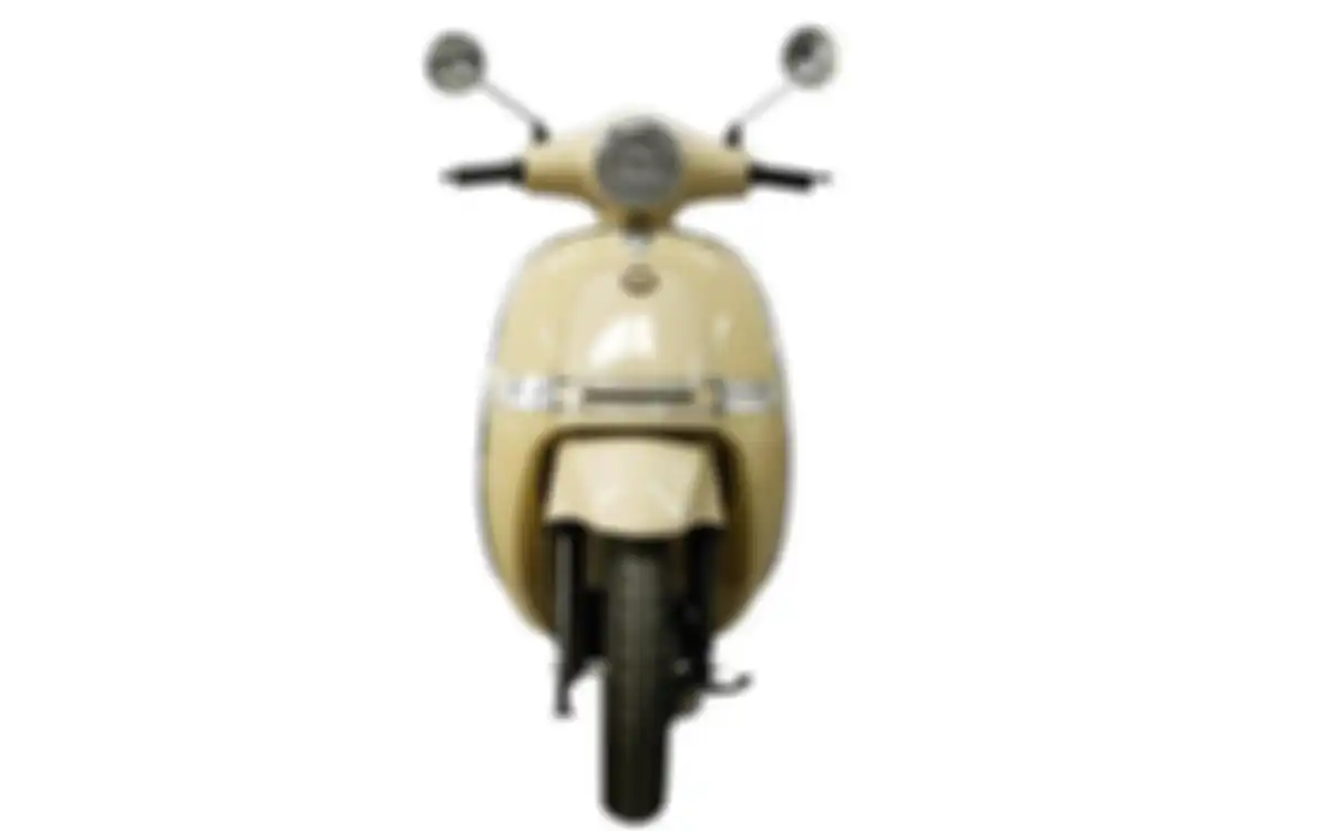 Skuter listrik Rider 5000 punya desain ala Vespa.