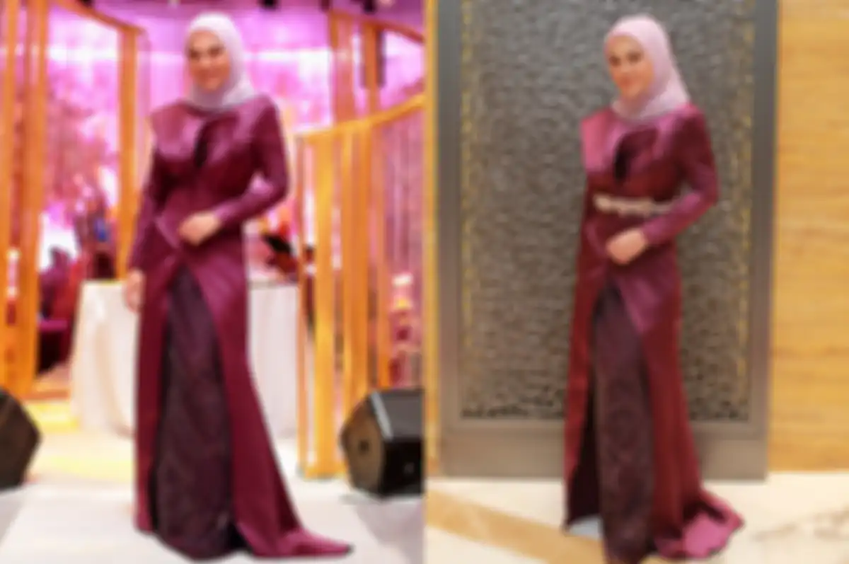 Cantiknya penampilan Umie Aida