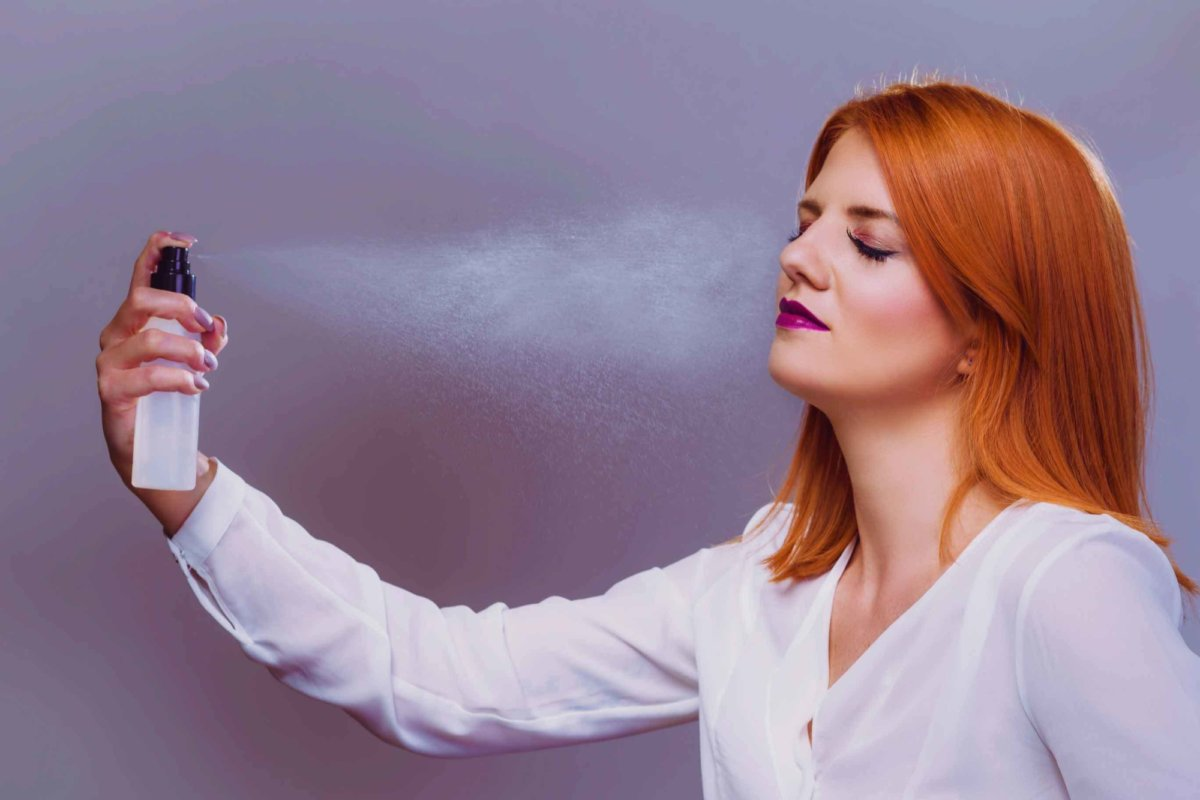 Selalu gunakan setting spray