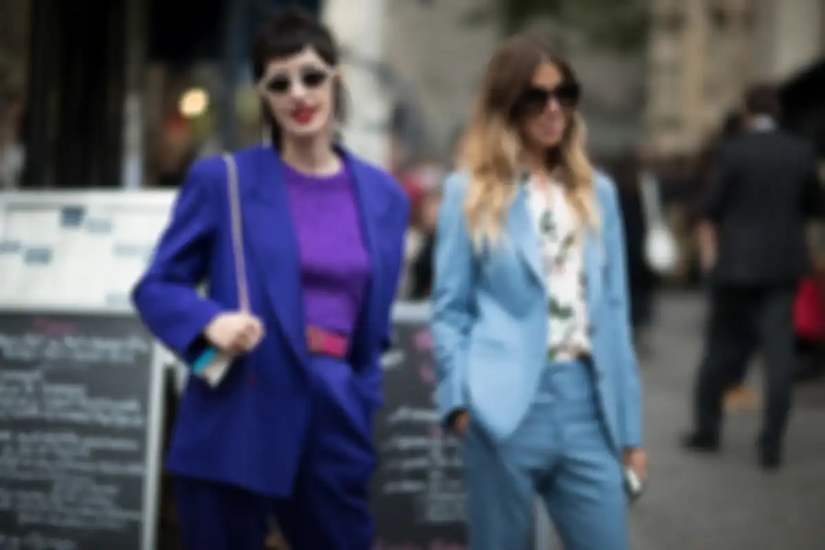 Outfit warna biru
