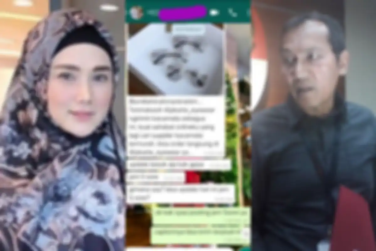 Kolase Mulan Jameela dan Pimpinan KPK Saut Situmorang
