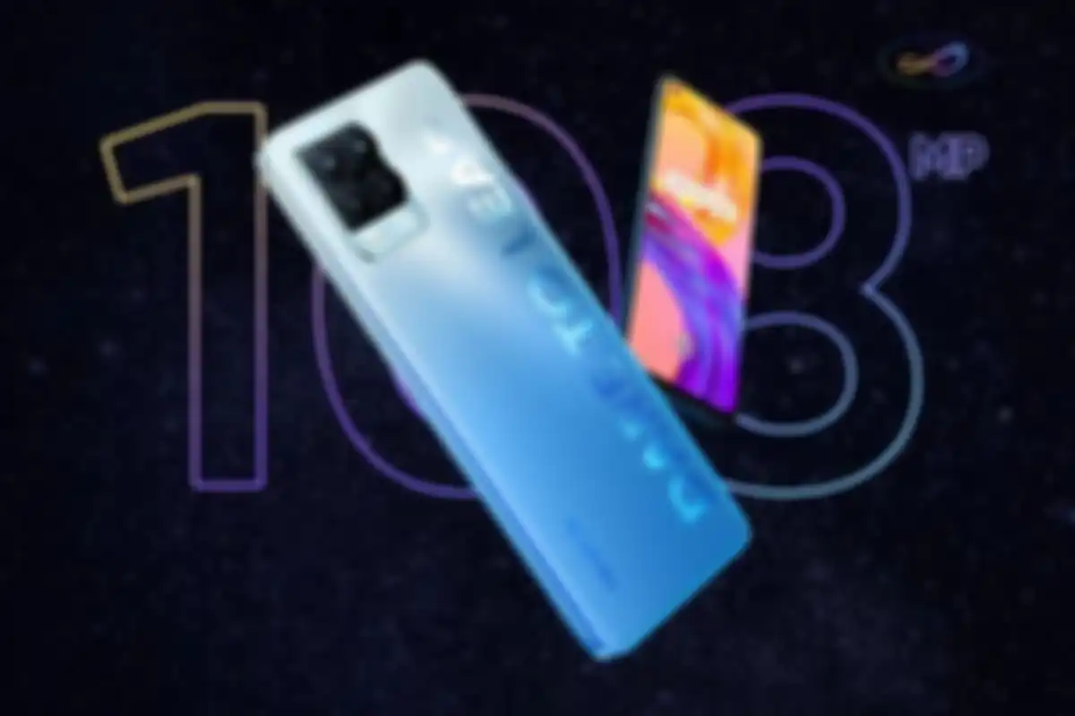 Poster Realme 9 series dengan kamera 108MP