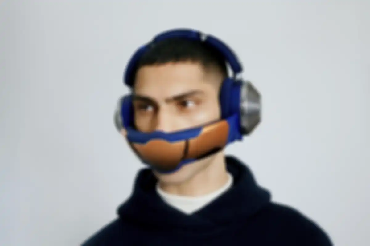 Dyson Zone dapat mengalirkan udara segar ke wajah dengan visor yang bisa dilepas pasang