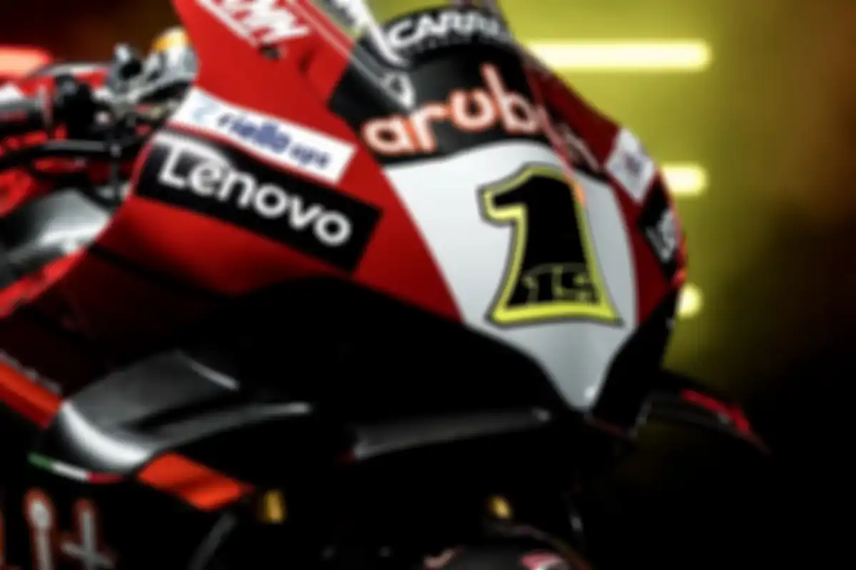 Nomor 19 masih terlhat pada font nomor 1 yang digunakan Alvaro Bautista di WSBK 2023. 