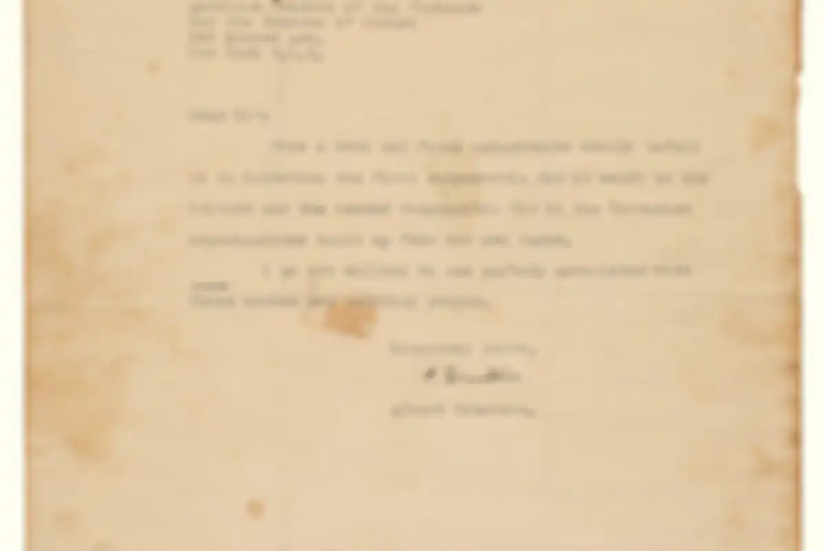 Surat Albert Einstein.