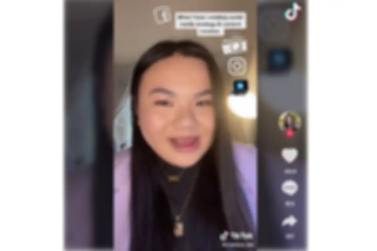 Ilustrasi penggunaan TikTok Resumes untuk mencari kerja.