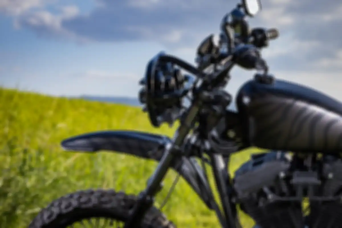 Suspensi Harley-Davidson Sportster 883 diganti dengan merek RacingBros.
