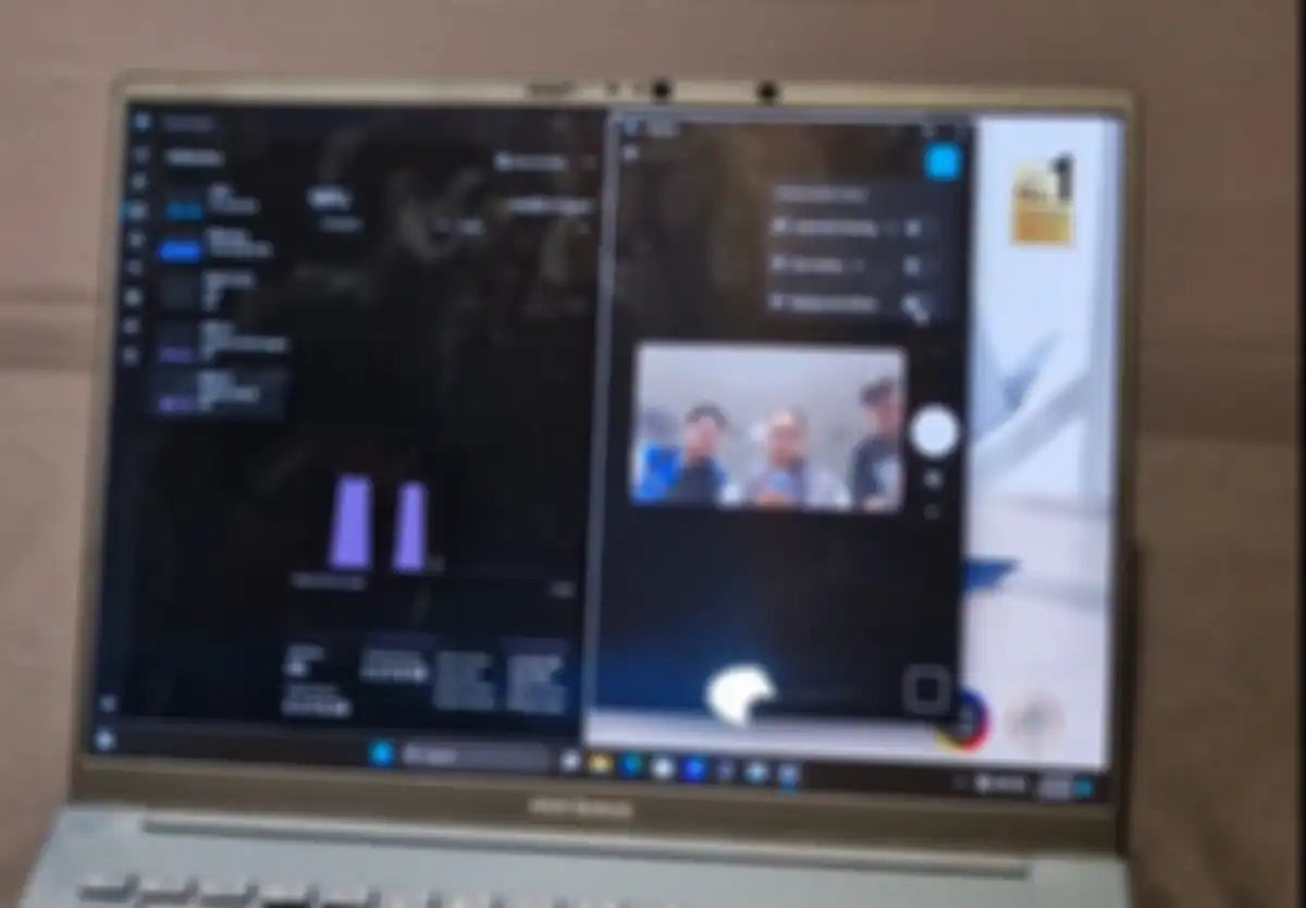 Tampilan grafik NPU di task manager laptop yang memiliki chip tersebut