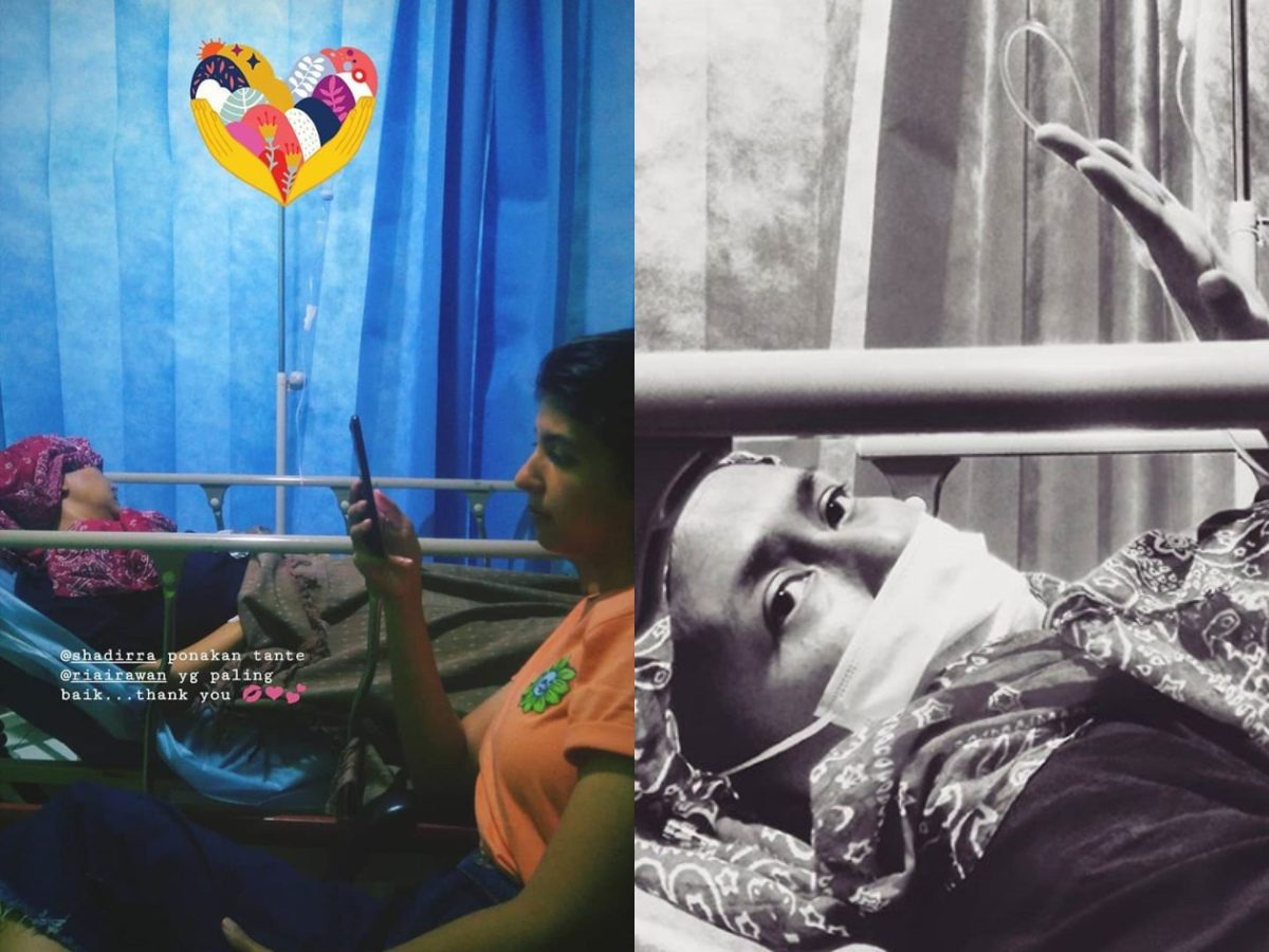 Kondisi Kamar ruang rawat inap Ria Irawan