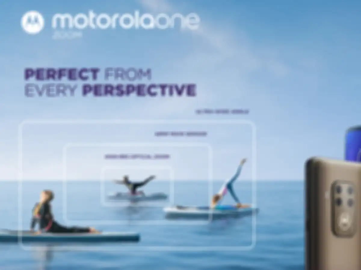 Kemampuan zoom Motorola One Zoom