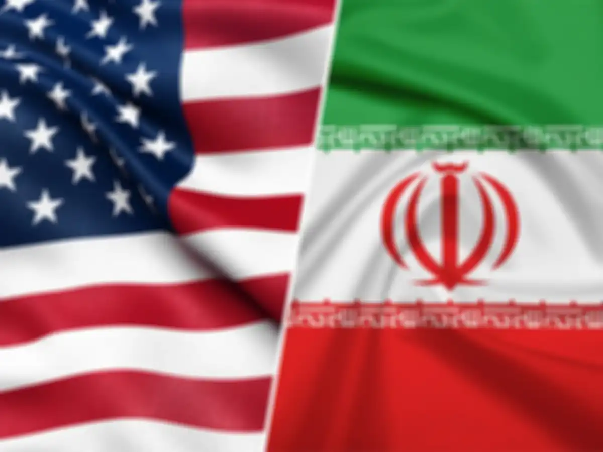 Foto Iran vs Amerika Serikat.