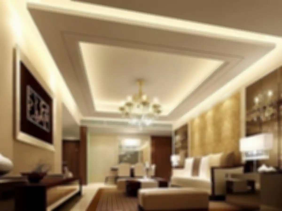 Plafon PVC cocok untuk gaya interior apapun. 