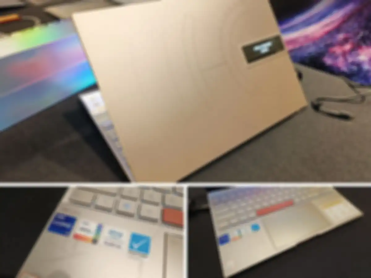 ASUS Zenbook 14X OLED Space Edition dipenuhi berbagai easter egg berupa kode morse yang sayangnya beberapa tertutup stiker