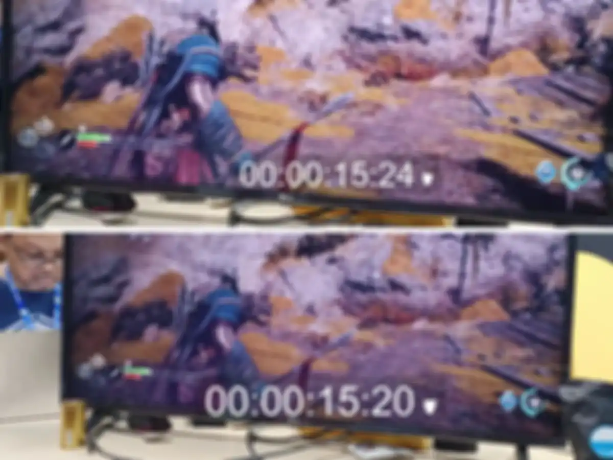 Tidak terjadi perbedaan yang signifikan pada kecepatan loading game God of War Ragnarok baik saat menggunakan Memory internal (atas) dan SSD Seagate Game Drive M.2 (bawah)