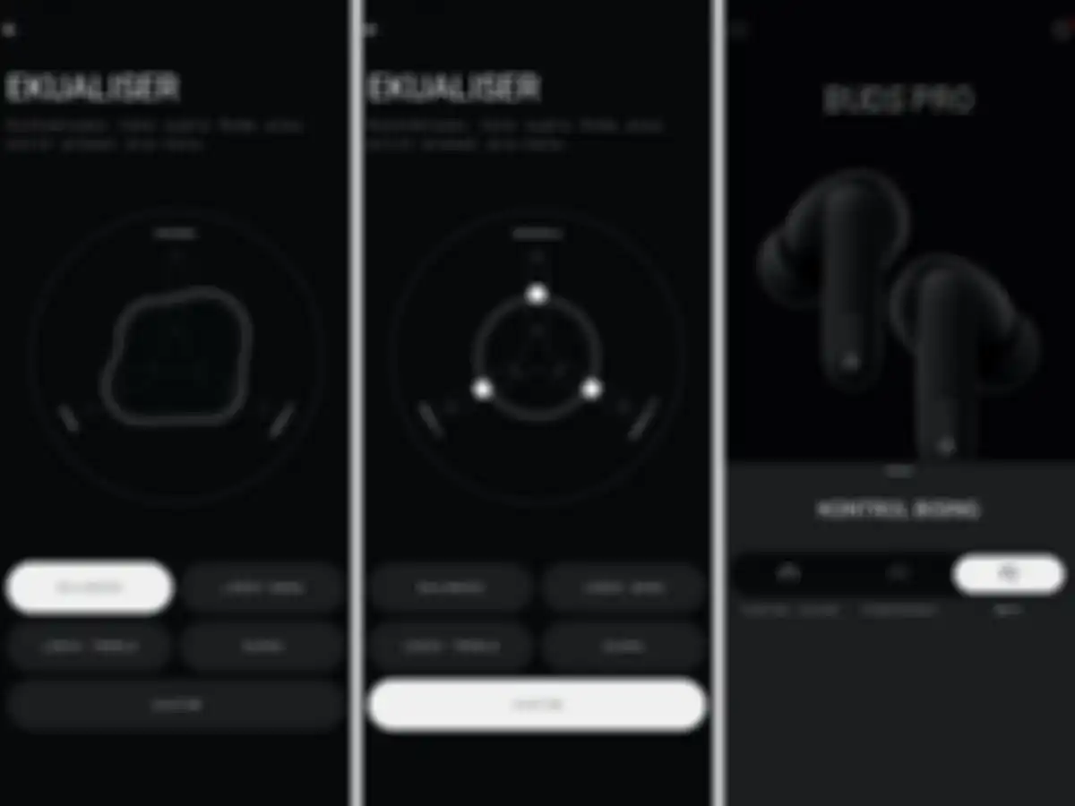 Pengaturan preset Equalizer dan pengaturan noise cancelling CMF Buds Pro