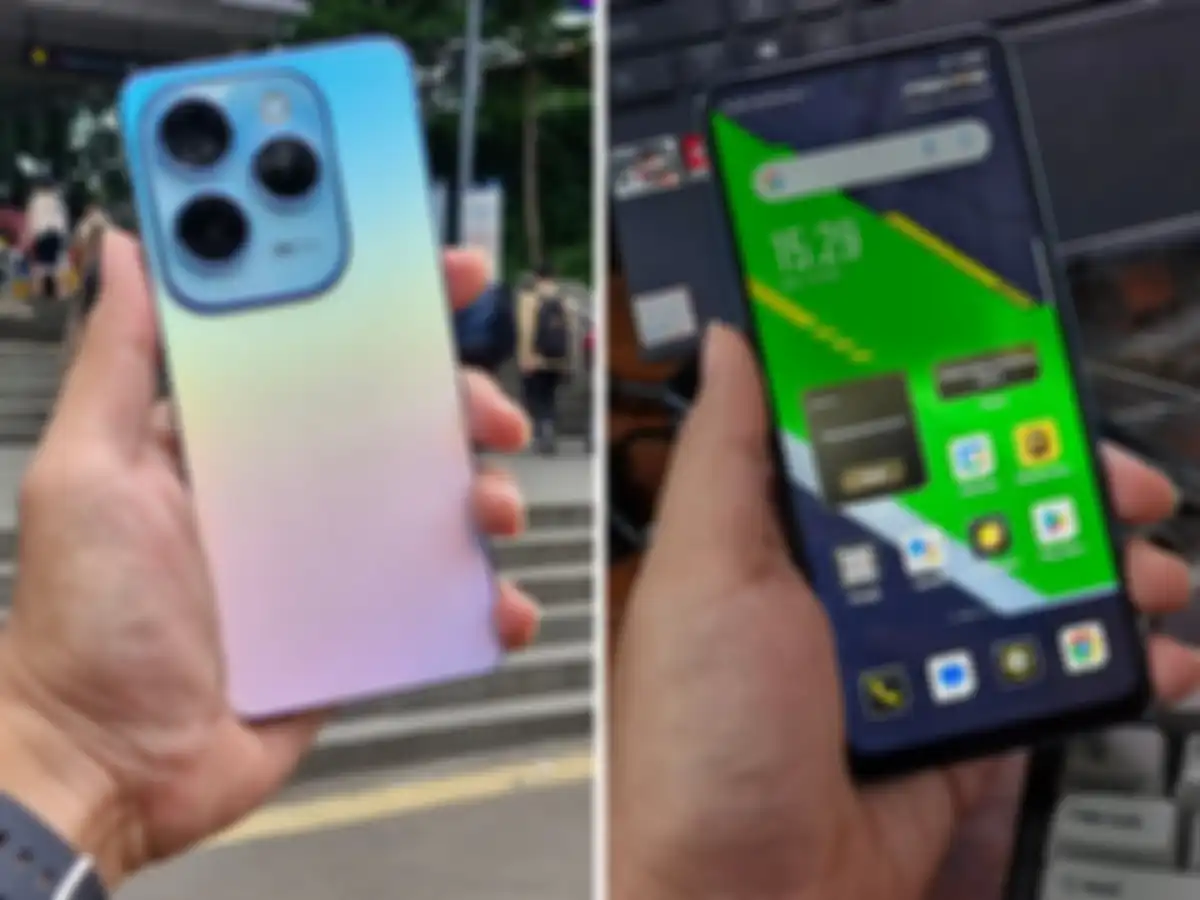Foto depan dan belakang Infinix Hot 40 Pro