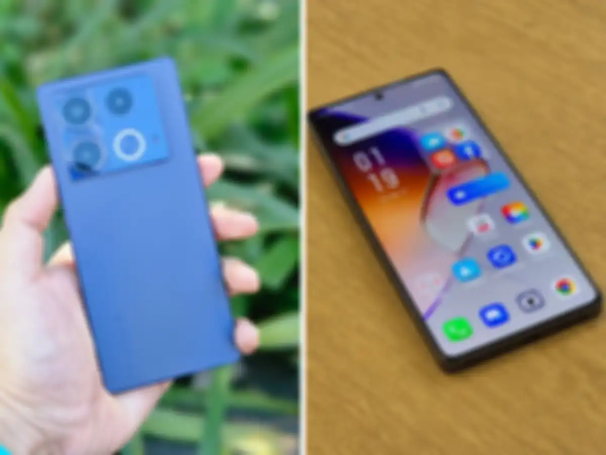 Bagian depan dan belakang Infinix Note 40