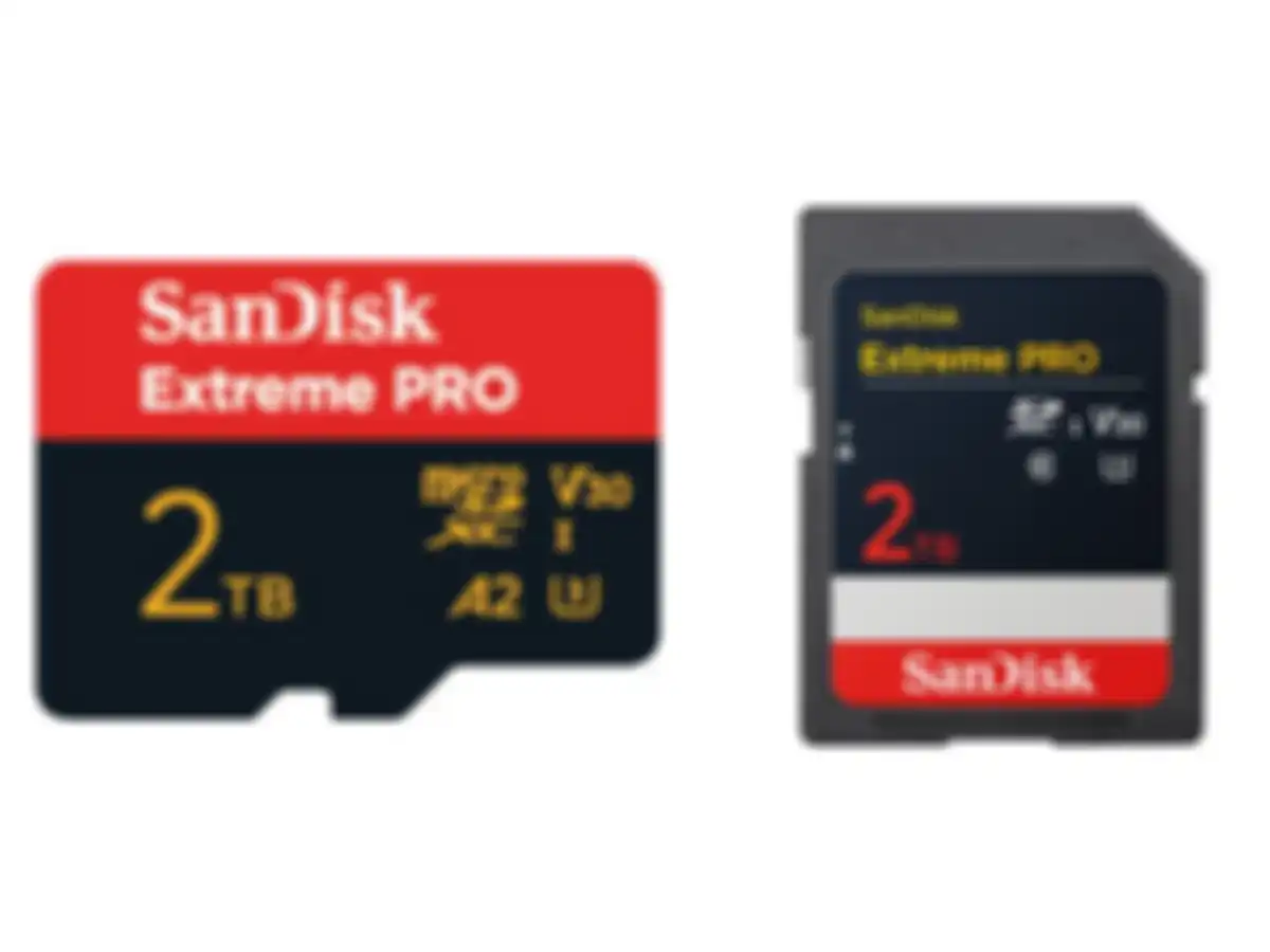 SanDisk Extreme PRO SDXC UHS-I Memory Card dan SanDisk Extreme PRO microSDXC UHS-I Memory Card dengan ukuran 2TB