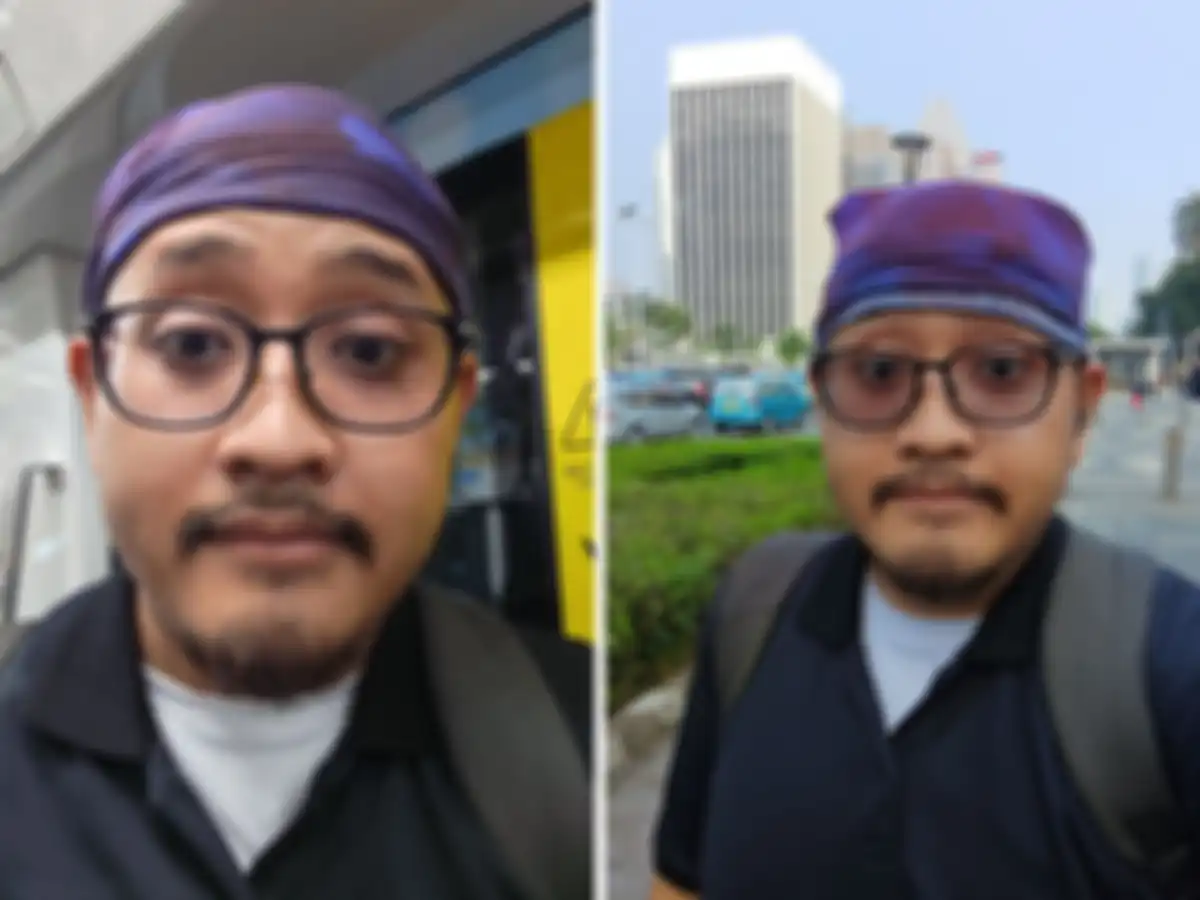 Hasil foto kamera depan ROG phone 8