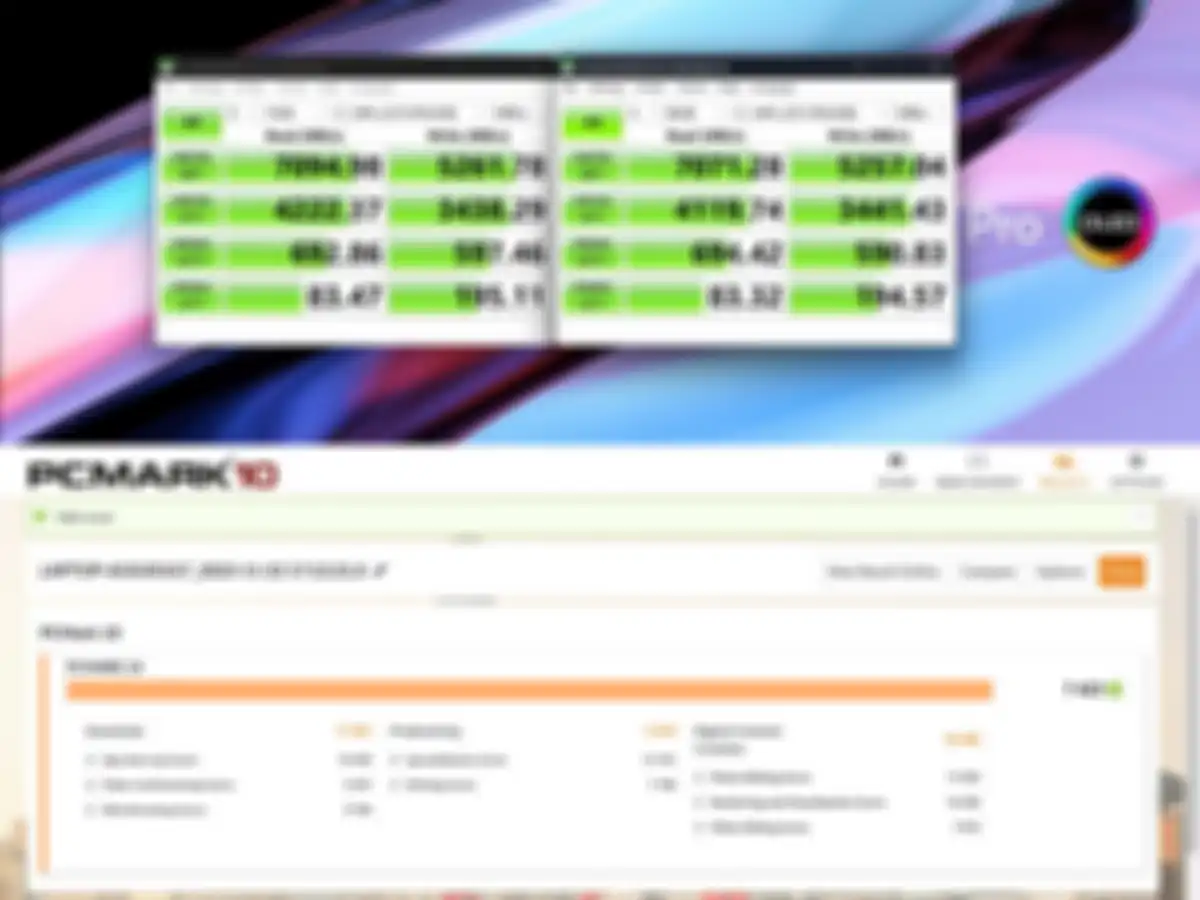 Benchmark SSD dan PC Mark dari ASUS Zenbook Pro 14 OLED UX6404
