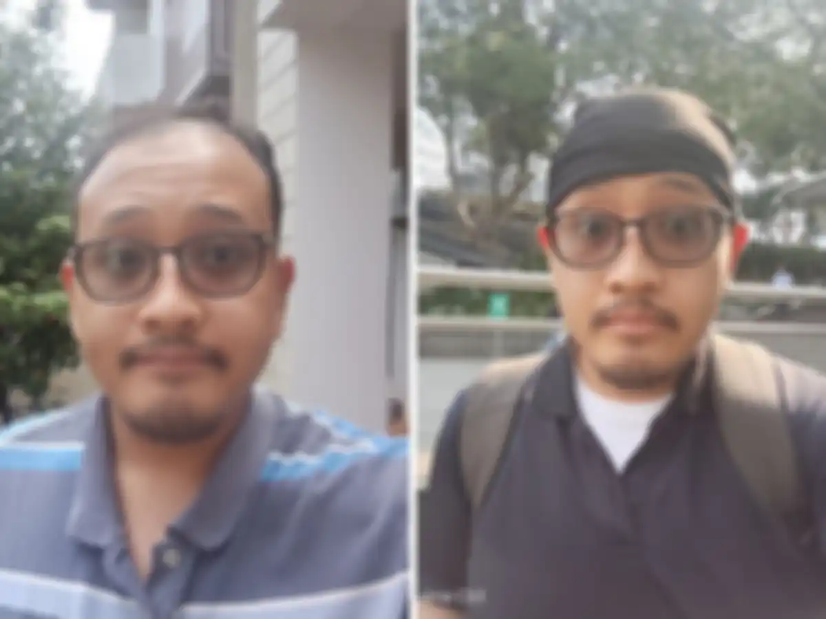 Hasil foto dari kamera depan realme C63