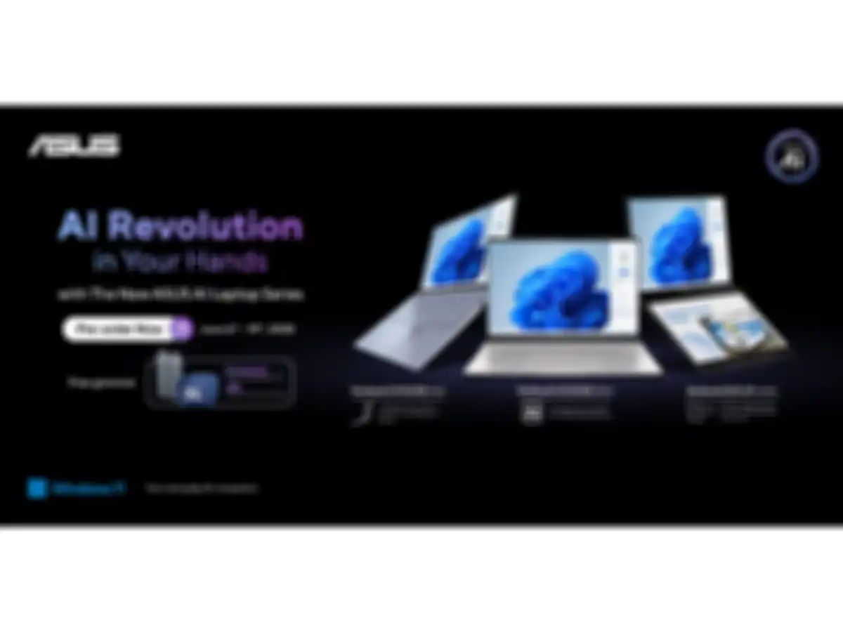 Sejumlah laptop ASUS AI bisa dipesan mulai hari ini