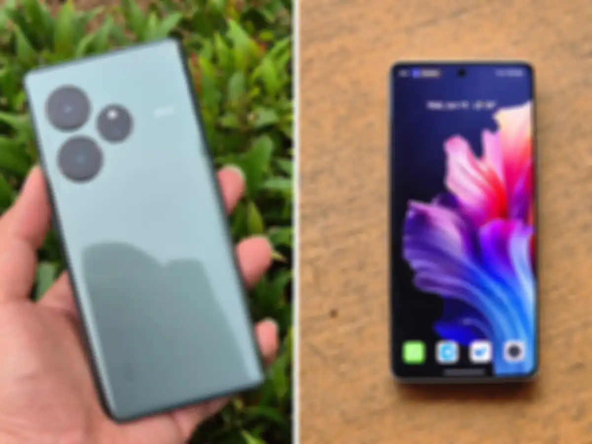 Bagian belakang dan depan realme GT6