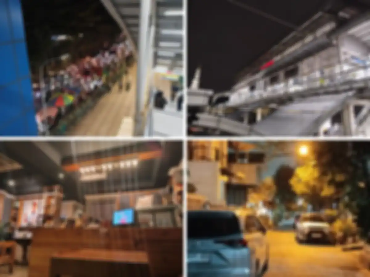 Hasil foto malam di vivo V40 Lite