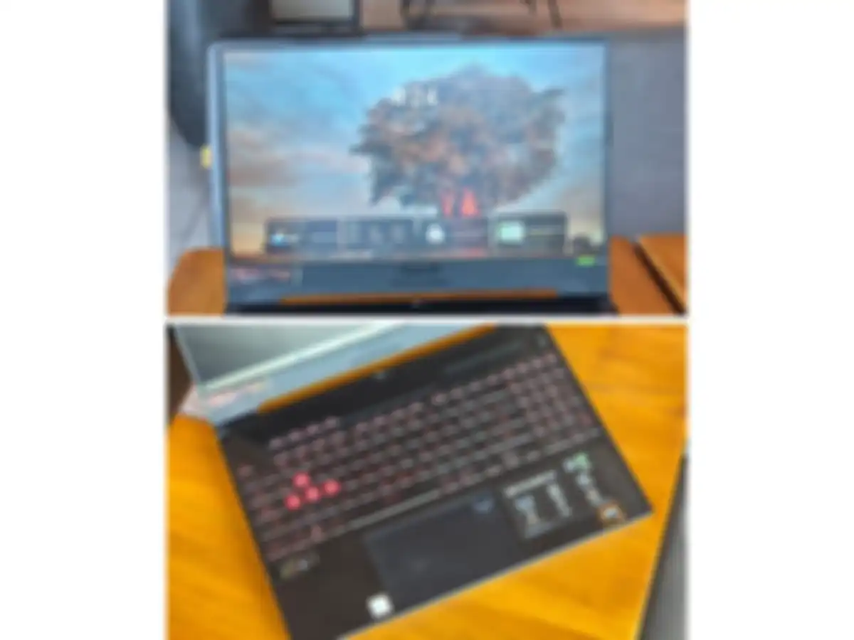bagian layar & keyboard ASUS TUF A15 FA507UV