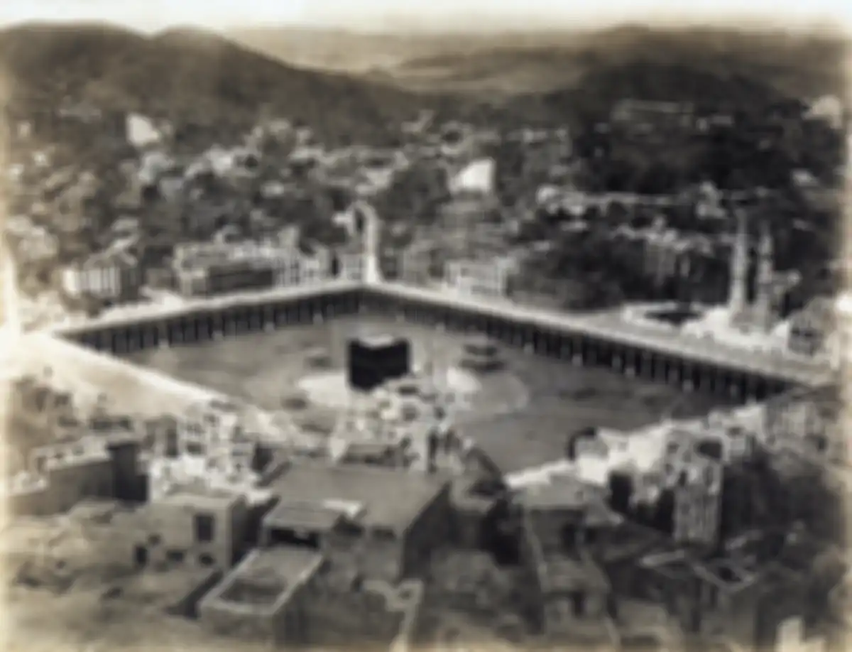 Foto masjidil haram dari masa ke masa
